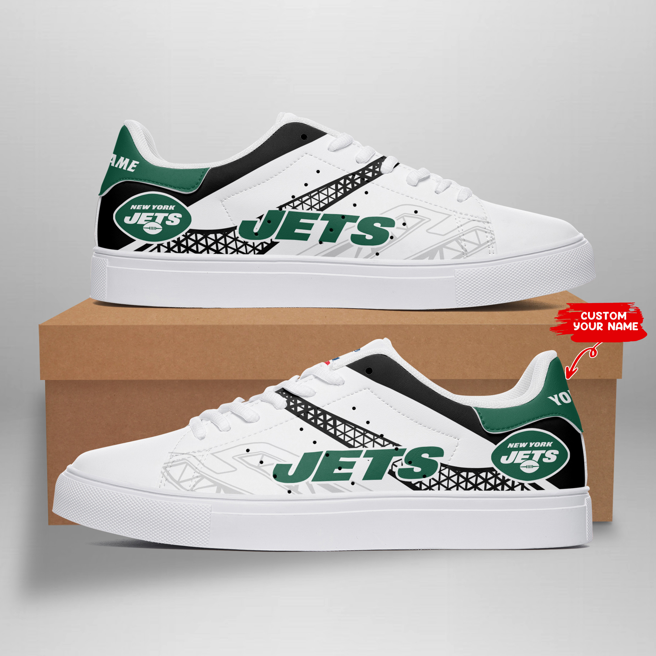 JWFancy New York Jets Skate Stan Shoes Sneakes For Men And Women