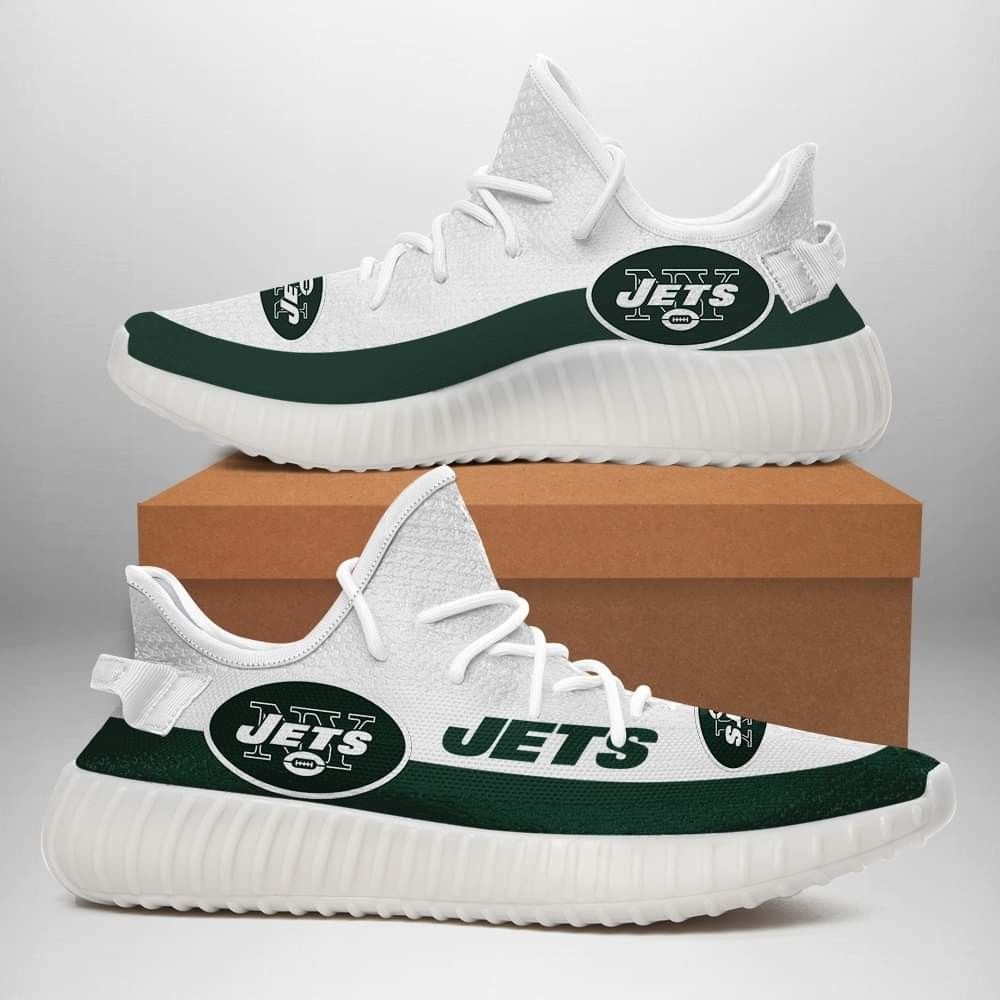 JWFancy New York Jets Yeezy Boost Shoes For Men And Women