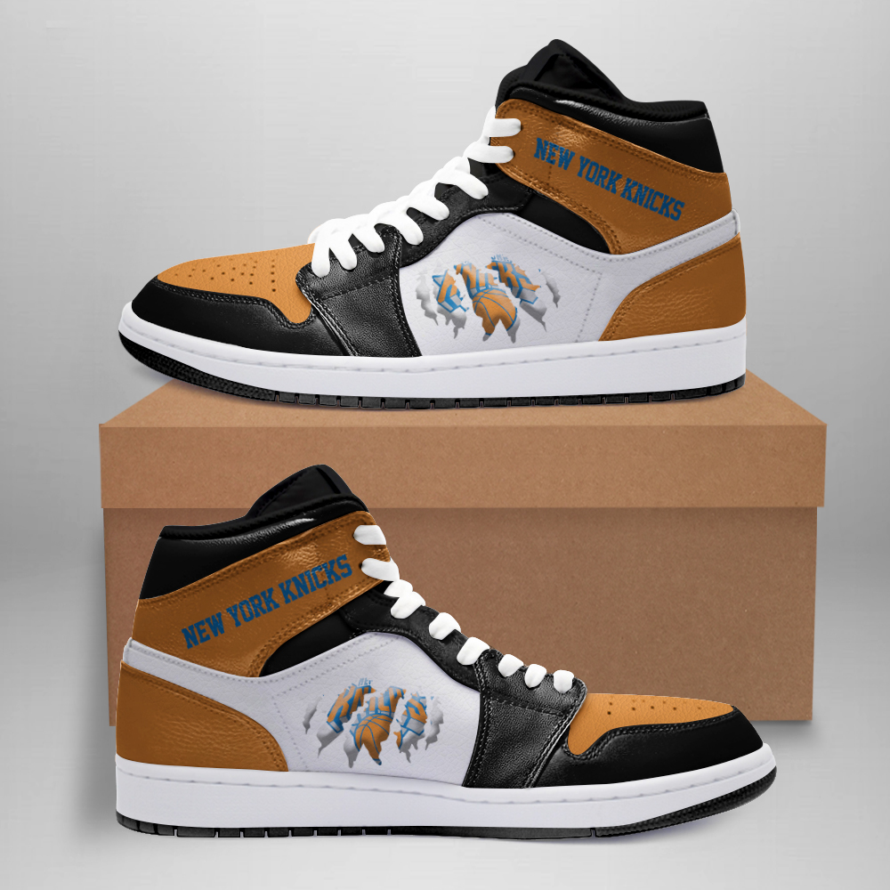 JWFancy New York Knicks AJ1 High Sneakers Shoes For Men And Women