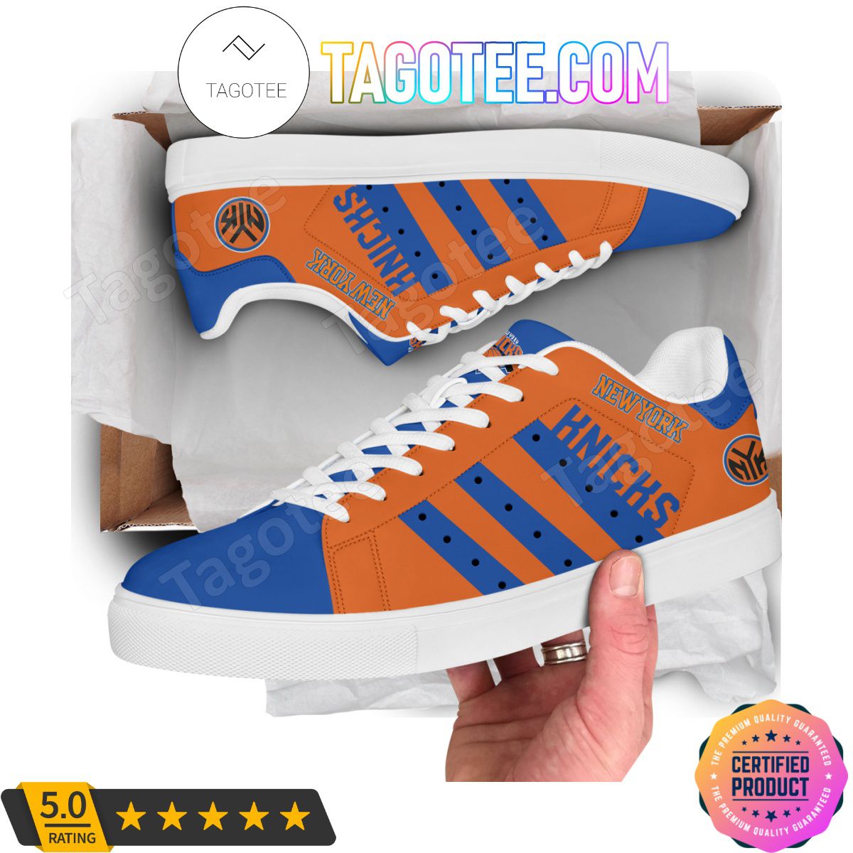 JWFancy New York Knicks Skate Stan Shoes Sneakes For Men And Women