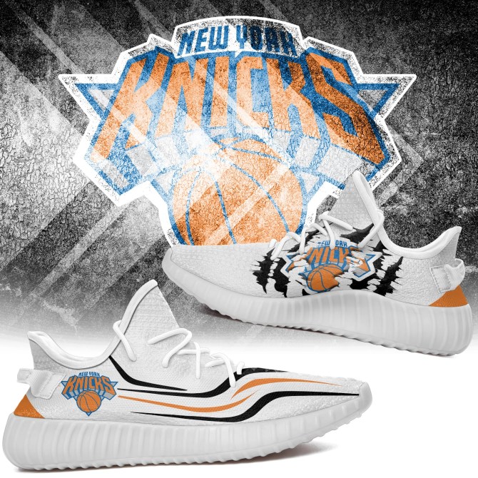 JWFancy New York Knicks Yeezy Boost Shoes For Men And Women