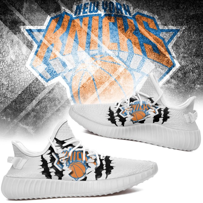 JWFancy New York Knicks Yeezy Boost Shoes For Men And Women