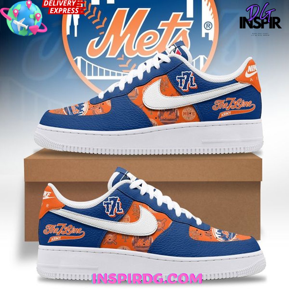 JWFancy New York Mets Air Low-Top Sneakers Shoes For Men And Women