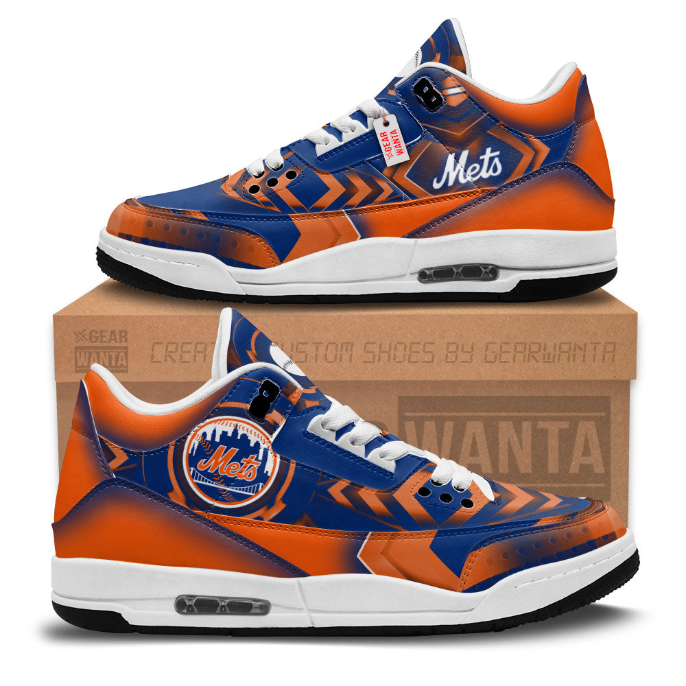 JWFancy New York Mets AJ3 Sneakers Shoes For Men And Women