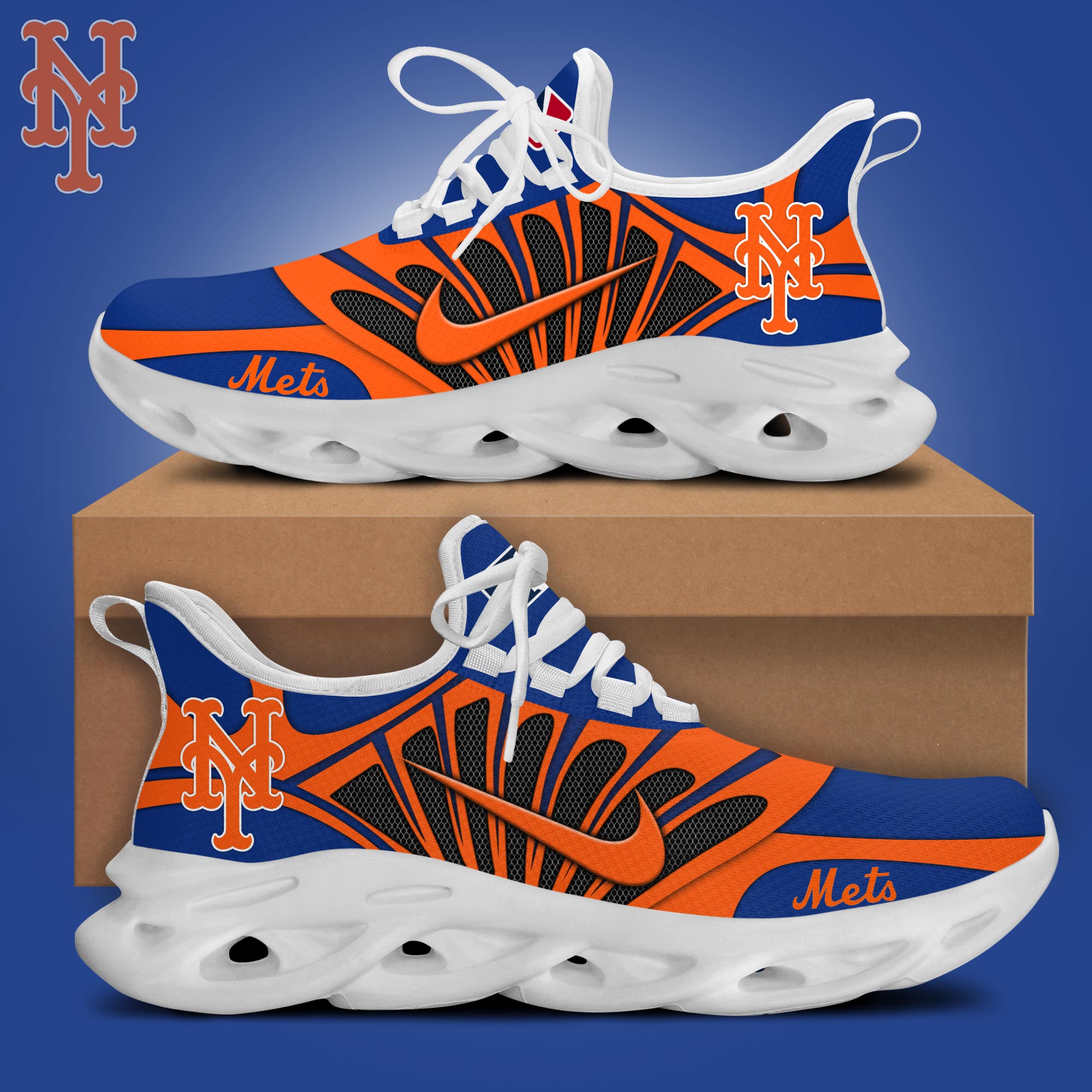 JWFancy New York Mets Max Soul Shoes Sneakers For Men And Women