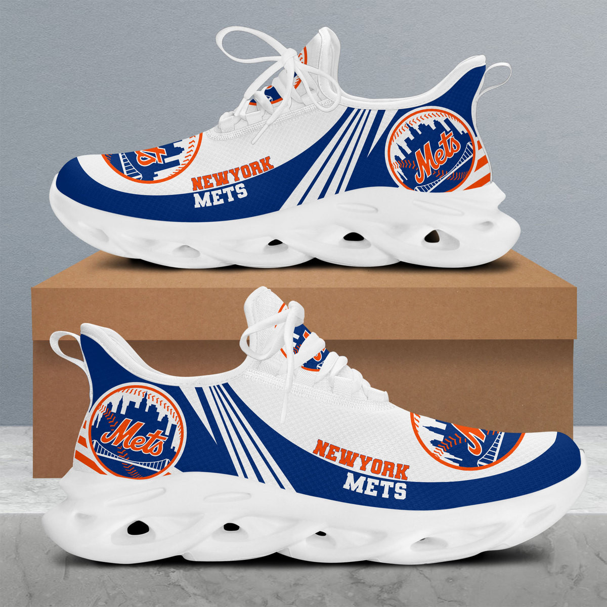 JWFancy New York Mets Max Soul Shoes Sneakers For Men And Women