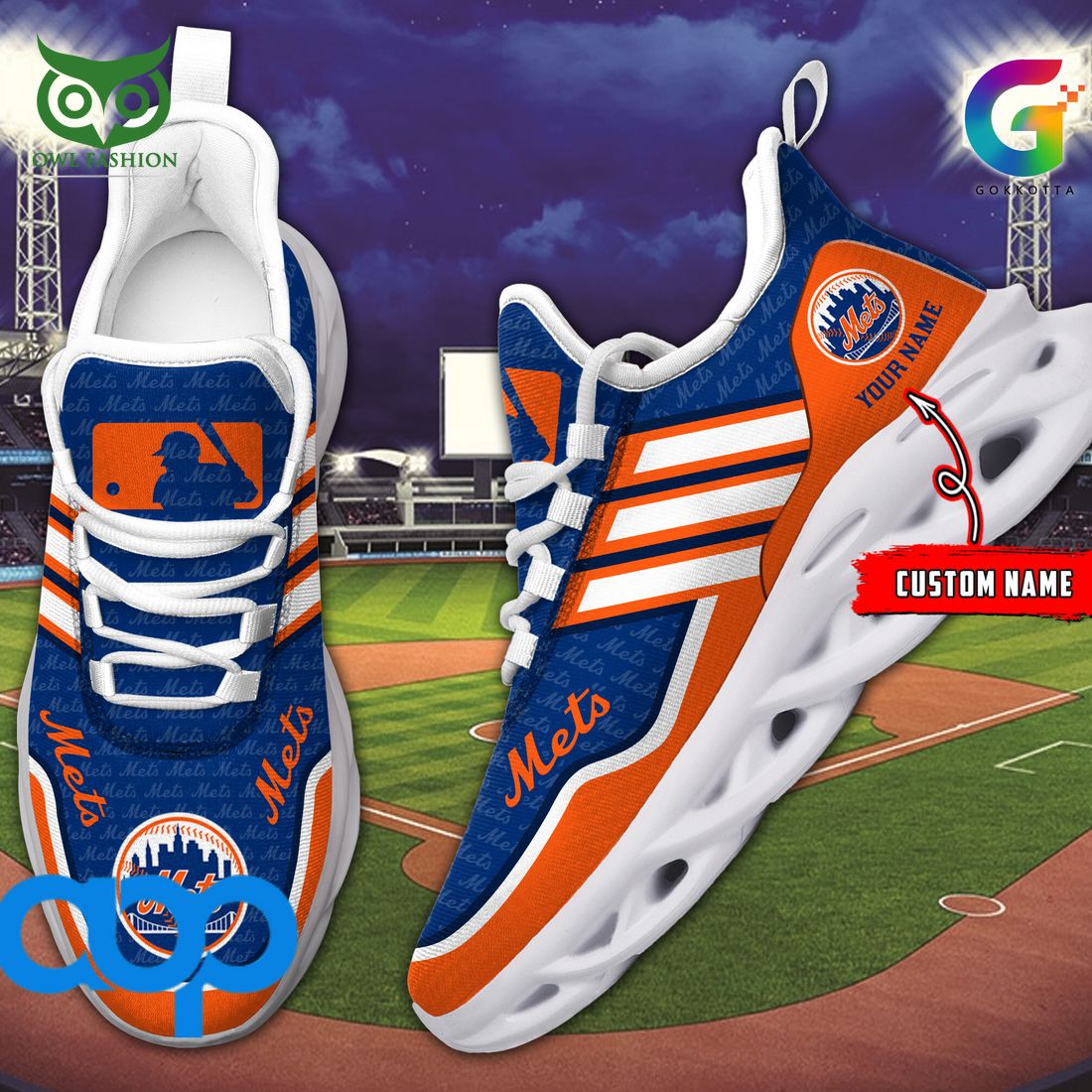 JWFancy New York Mets Max Soul Shoes Sneakers For Men And Women