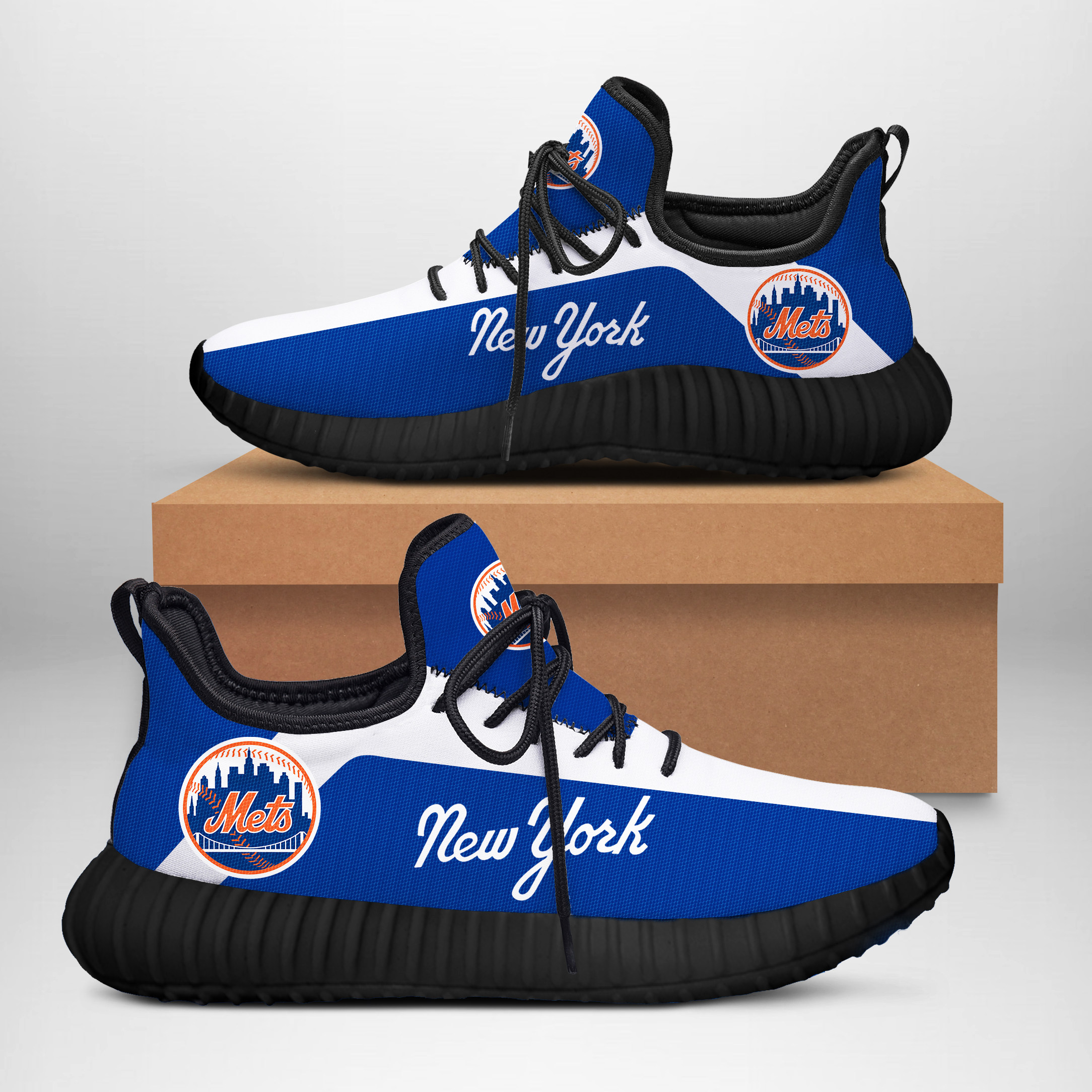 JWFancy New York Mets Reze Sneakers Shoes For Men And Women