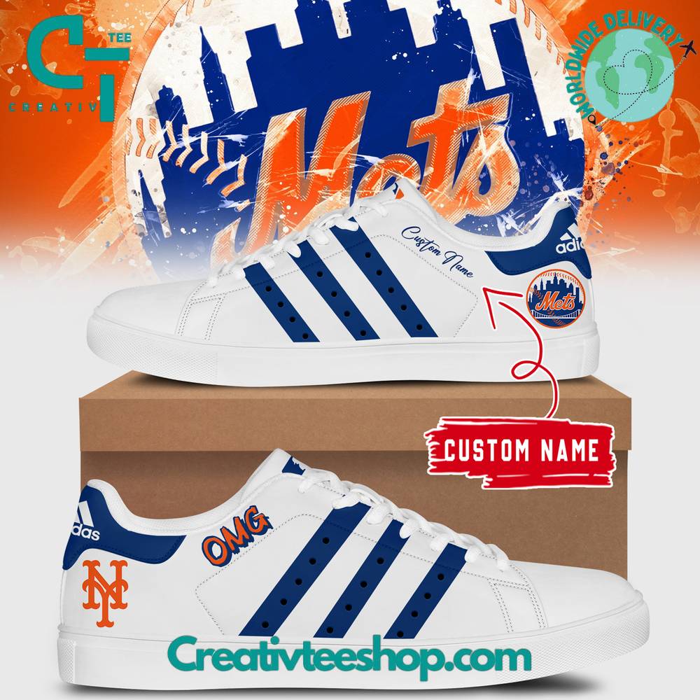 JWFancy New York Mets Skate Stan Shoes Sneakes For Men And Women