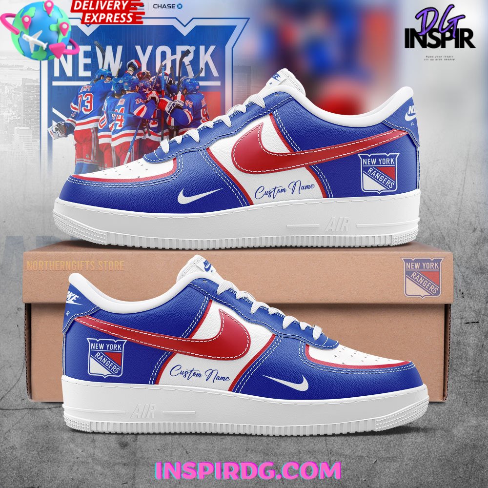 JWFancy New York Rangers Air Low-Top Sneakers Shoes For Men And Women
