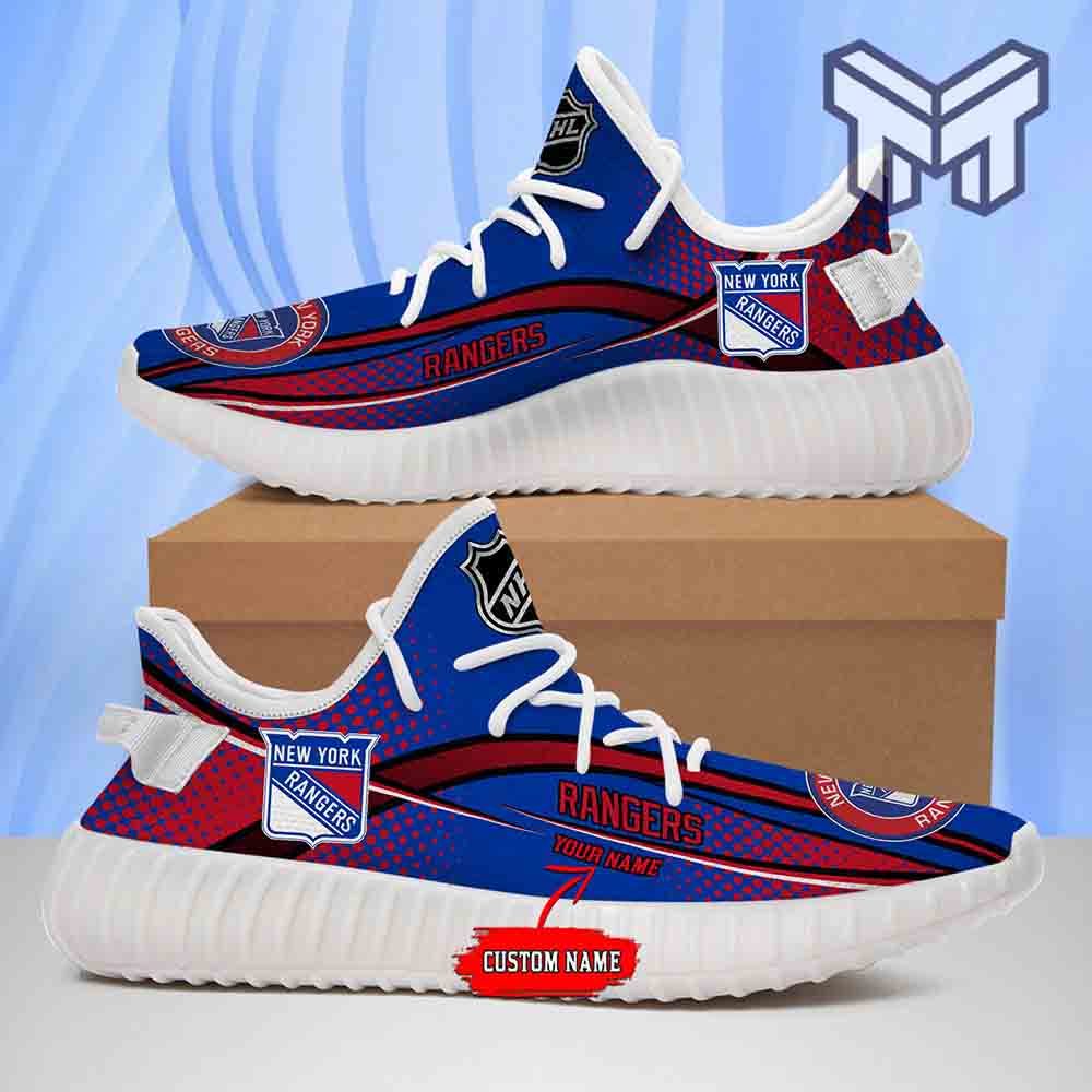 JWFancy New York Rangers Yeezy Boost Shoes For Men And Women