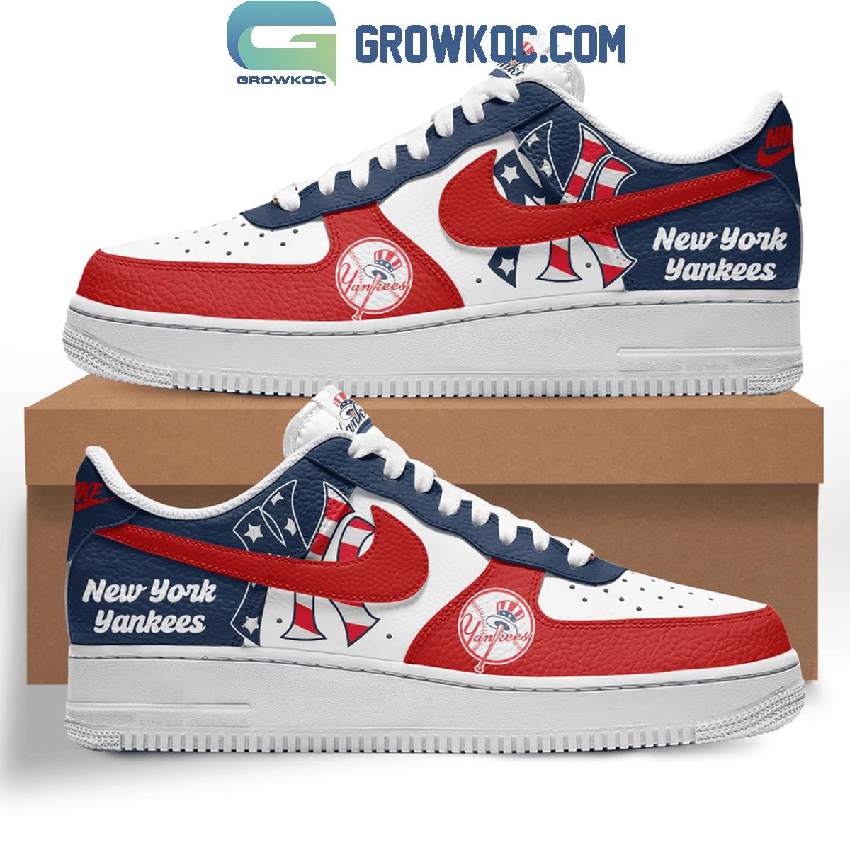 JWFancy New York Yankees Air Low-Top Sneakers Shoes For Men And Women