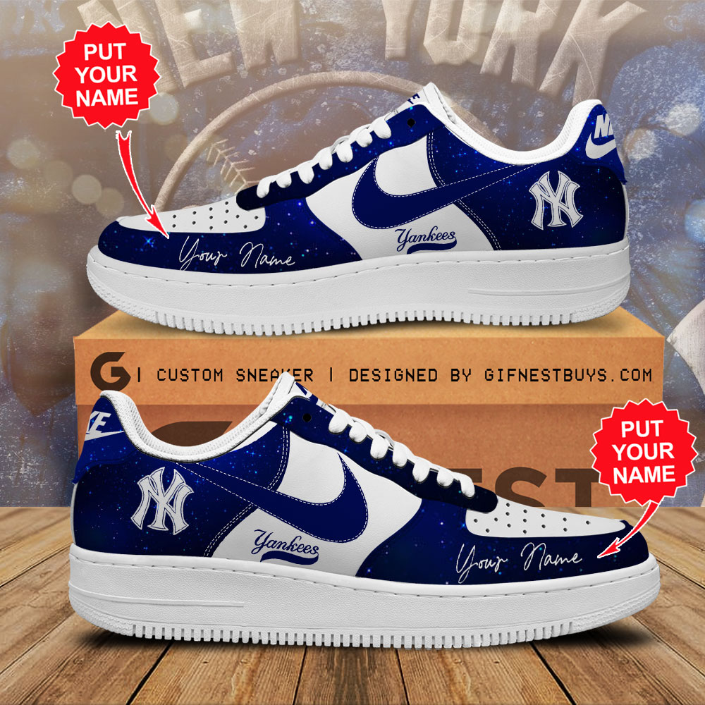 JWFancy New York Yankees Air Low-Top Sneakers Shoes For Men And Women