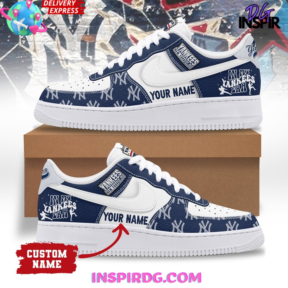 JWFancy New York Yankees Air Low-Top Sneakers Shoes For Men And Women