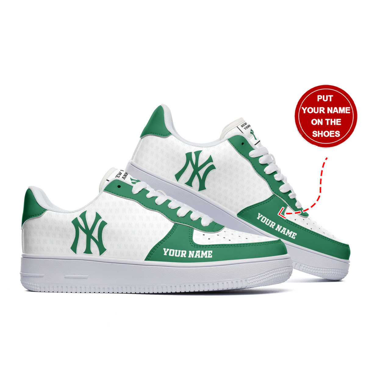 JWFancy New York Yankees NFL Air Low-Top Sneakers Shoes For Men And Women