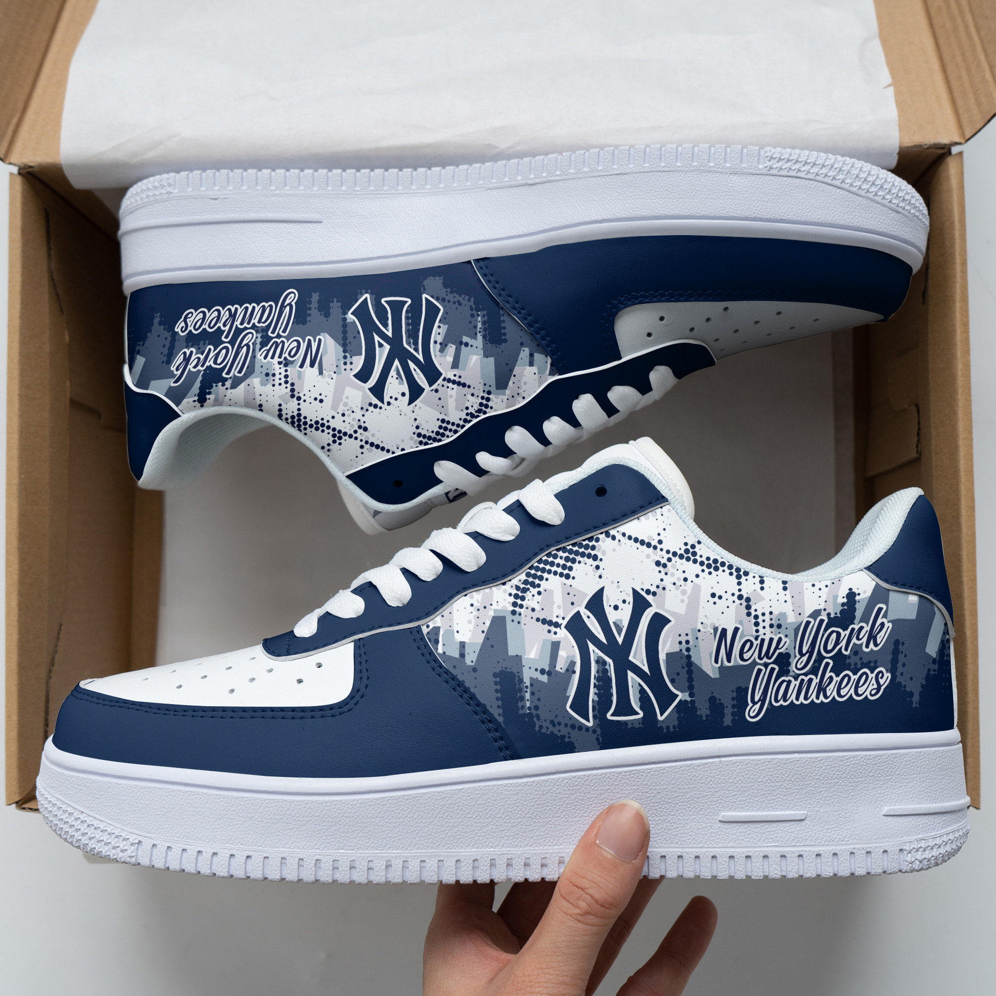 JWFancy New York Yankees NFL Air Low-Top Sneakers Shoes For Men And Women