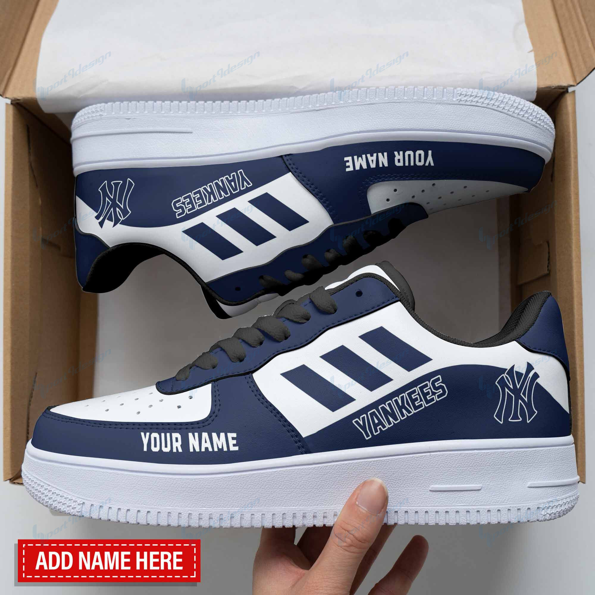JWFancy New York Yankees NFL Air Low-Top Sneakers Shoes For Men And Women