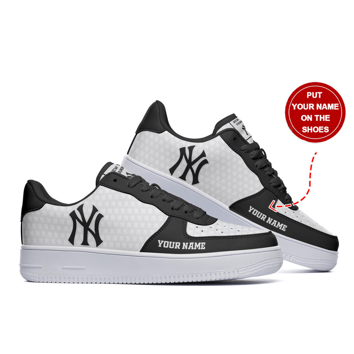 JWFancy New York Yankees NFL Air Low-Top Sneakers Shoes For Men And Women