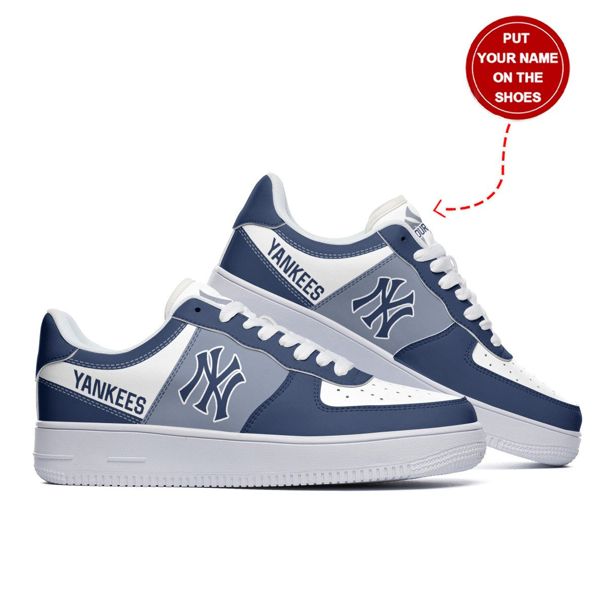 JWFancy New York Yankees NFL Air Low-Top Sneakers Shoes For Men And Women