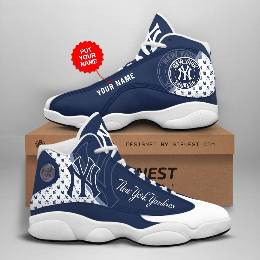 JWFancy New York Yankees NFL AJ13 Sneakers Shoes For Men And Women