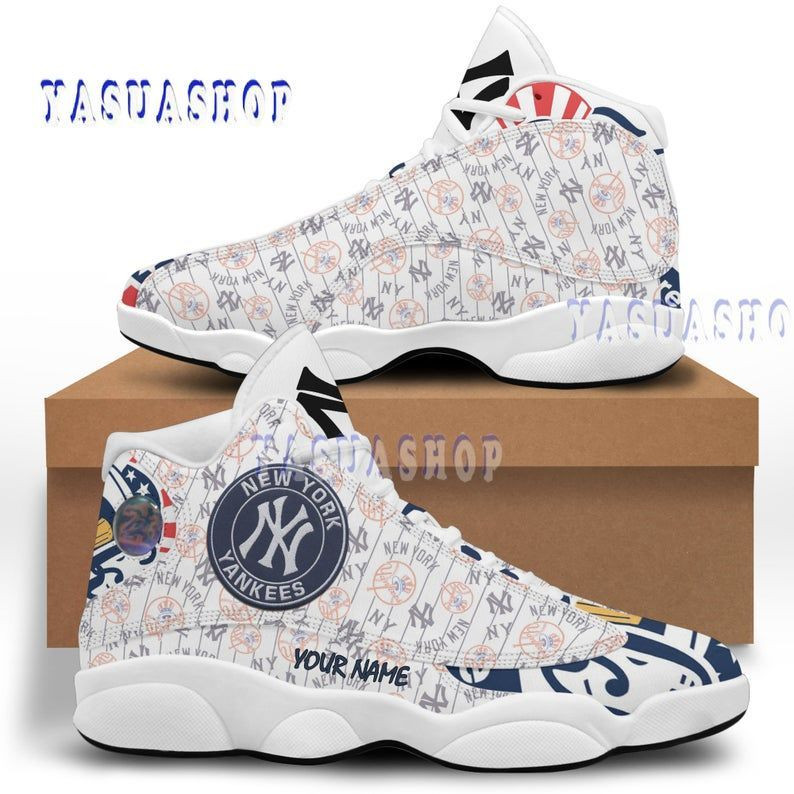 JWFancy New York Yankees NFL AJ13 Sneakers Shoes For Men And Women