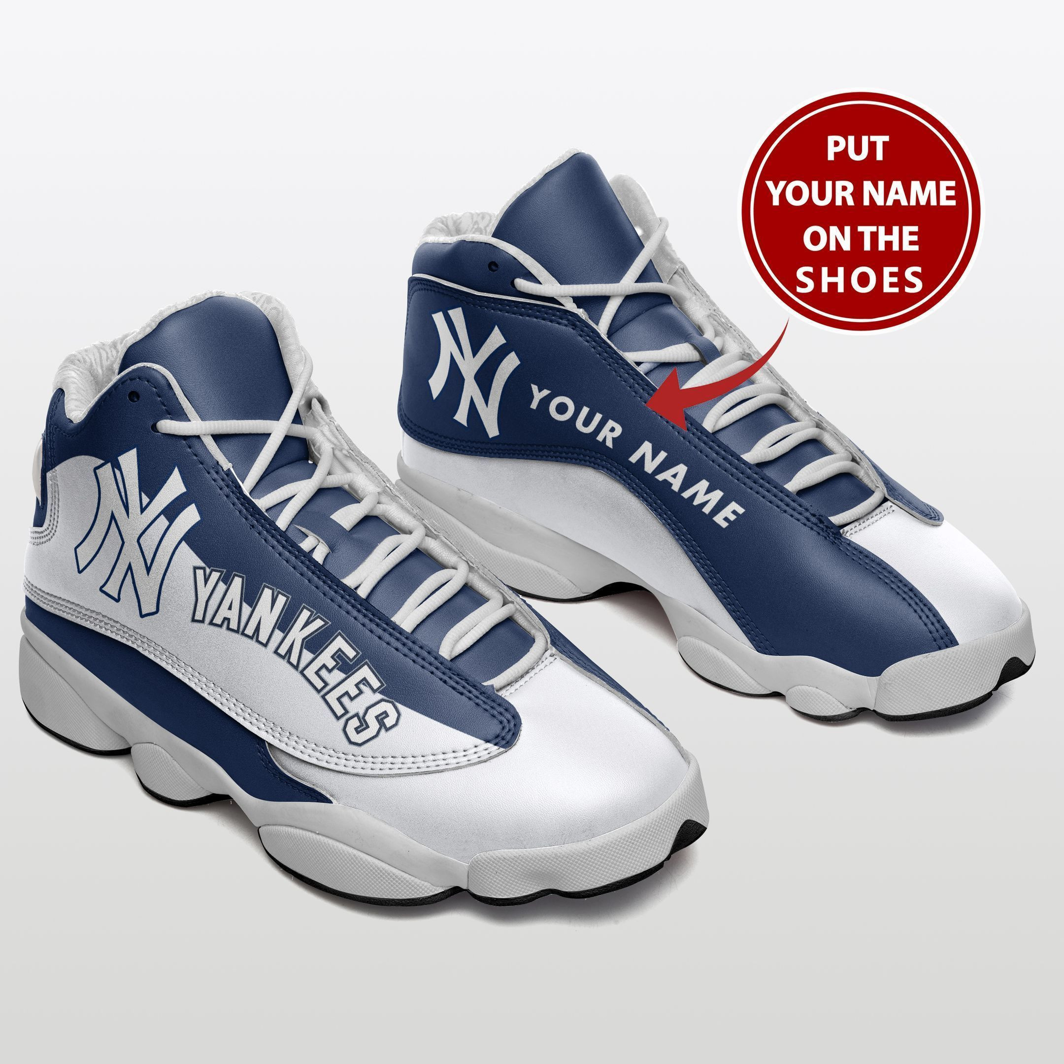 JWFancy New York Yankees NFL AJ13 Sneakers Shoes For Men And Women
