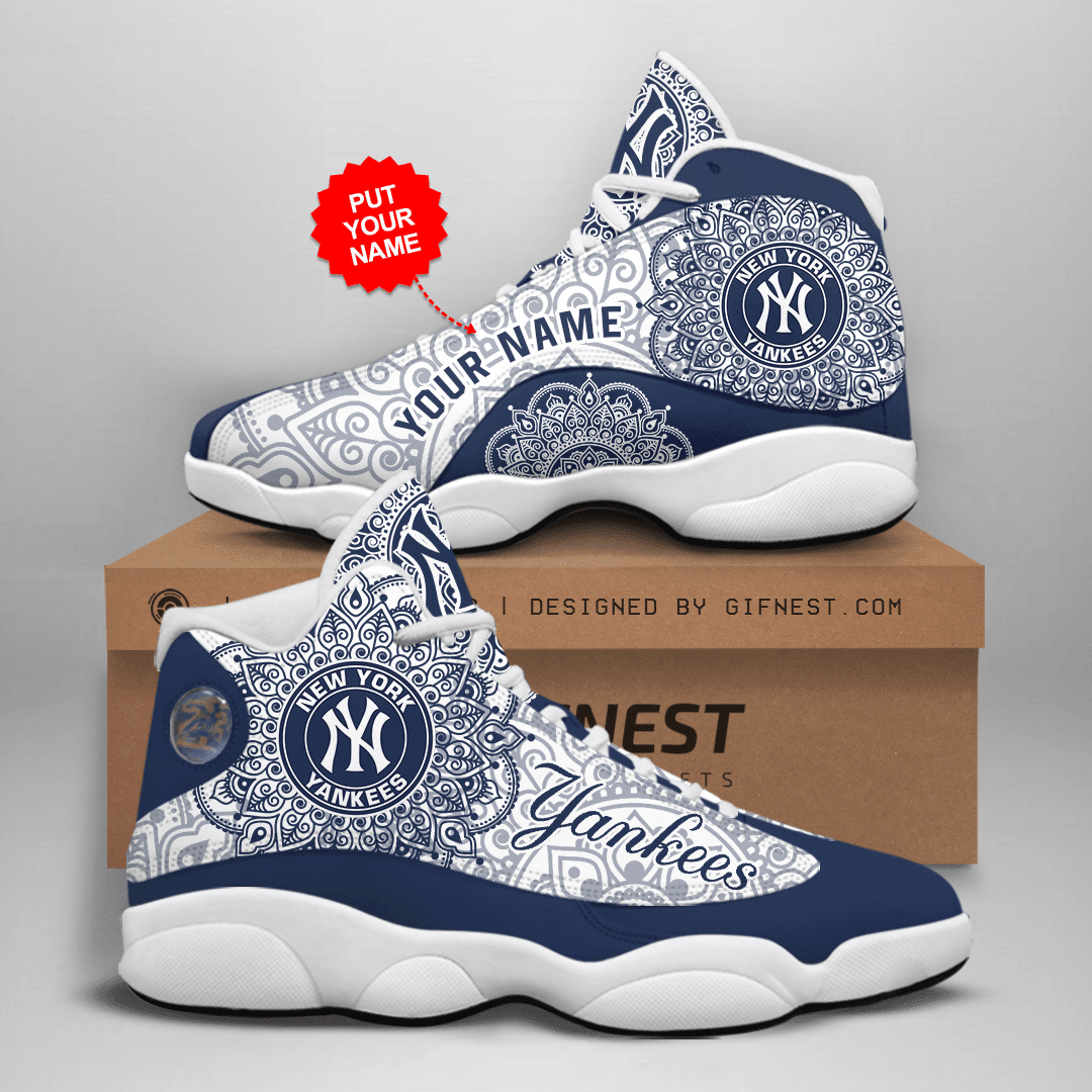 JWFancy New York Yankees NFL AJ13 Sneakers Shoes For Men And Women