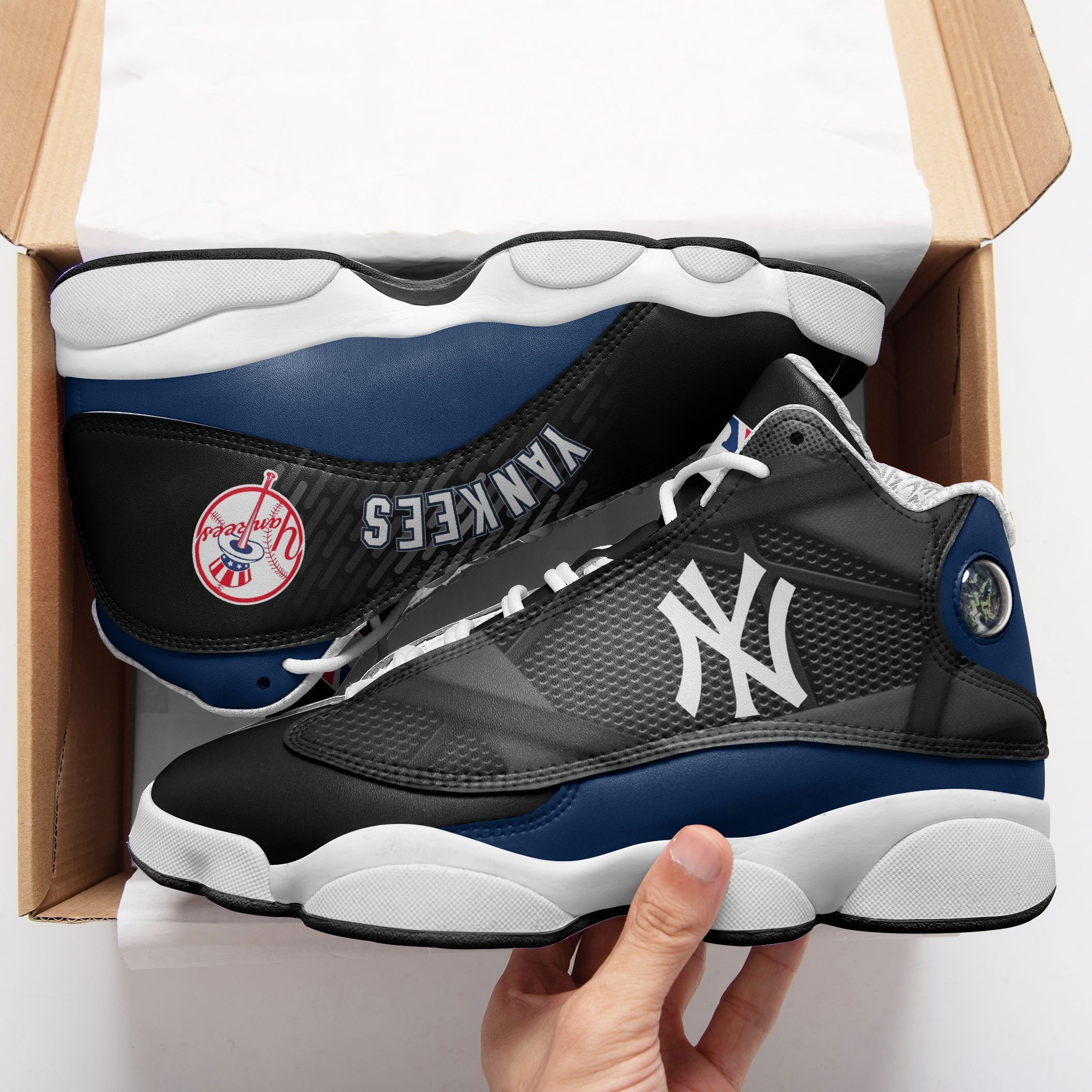 JWFancy New York Yankees NFL AJ13 Sneakers Shoes For Men And Women