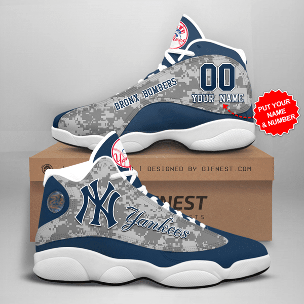 JWFancy New York Yankees NFL AJ13 Sneakers Shoes For Men And Women