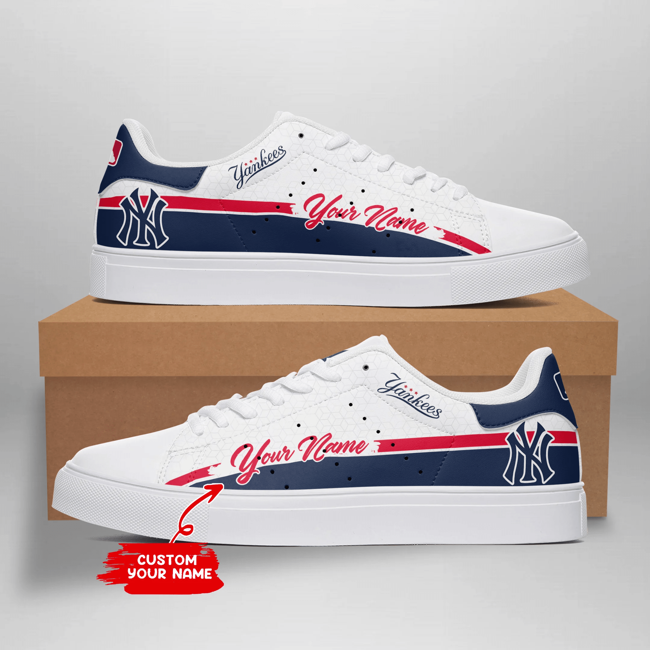 JWFancy New York Yankees Skate Stan Shoes Sneakes For Men And Women