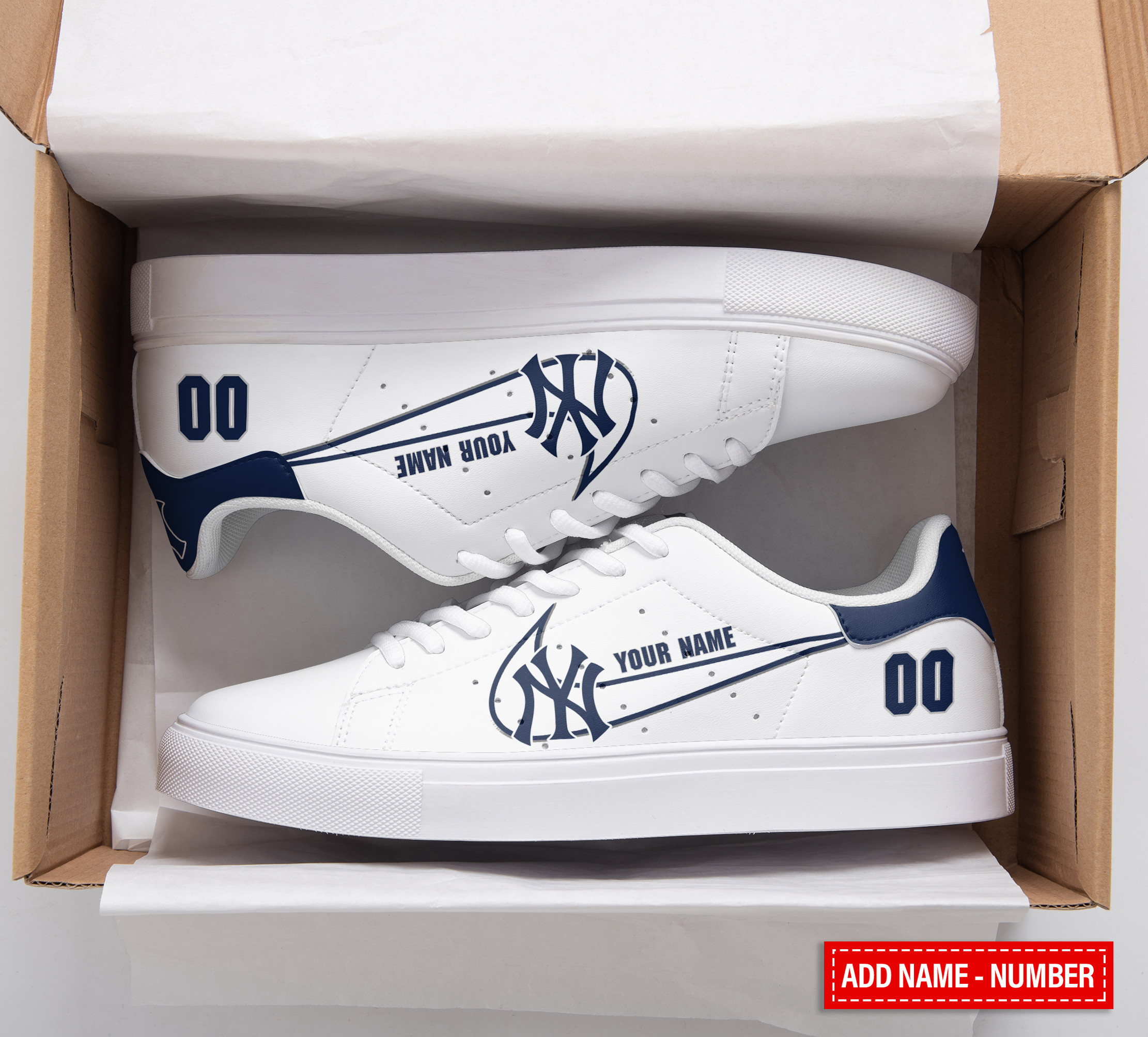 JWFancy New York Yankees Skate Stan Shoes Sneakes For Men And Women