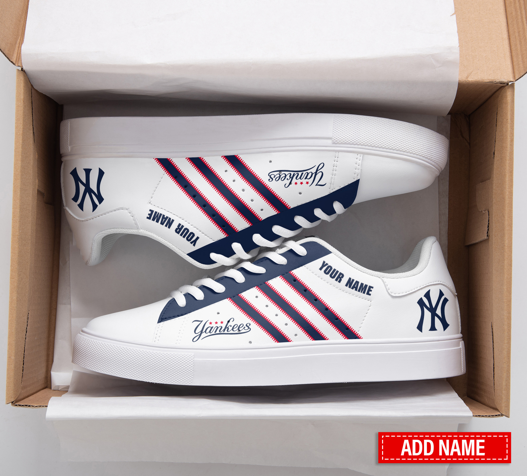 JWFancy New York Yankees Skate Stan Shoes Sneakes For Men And Women