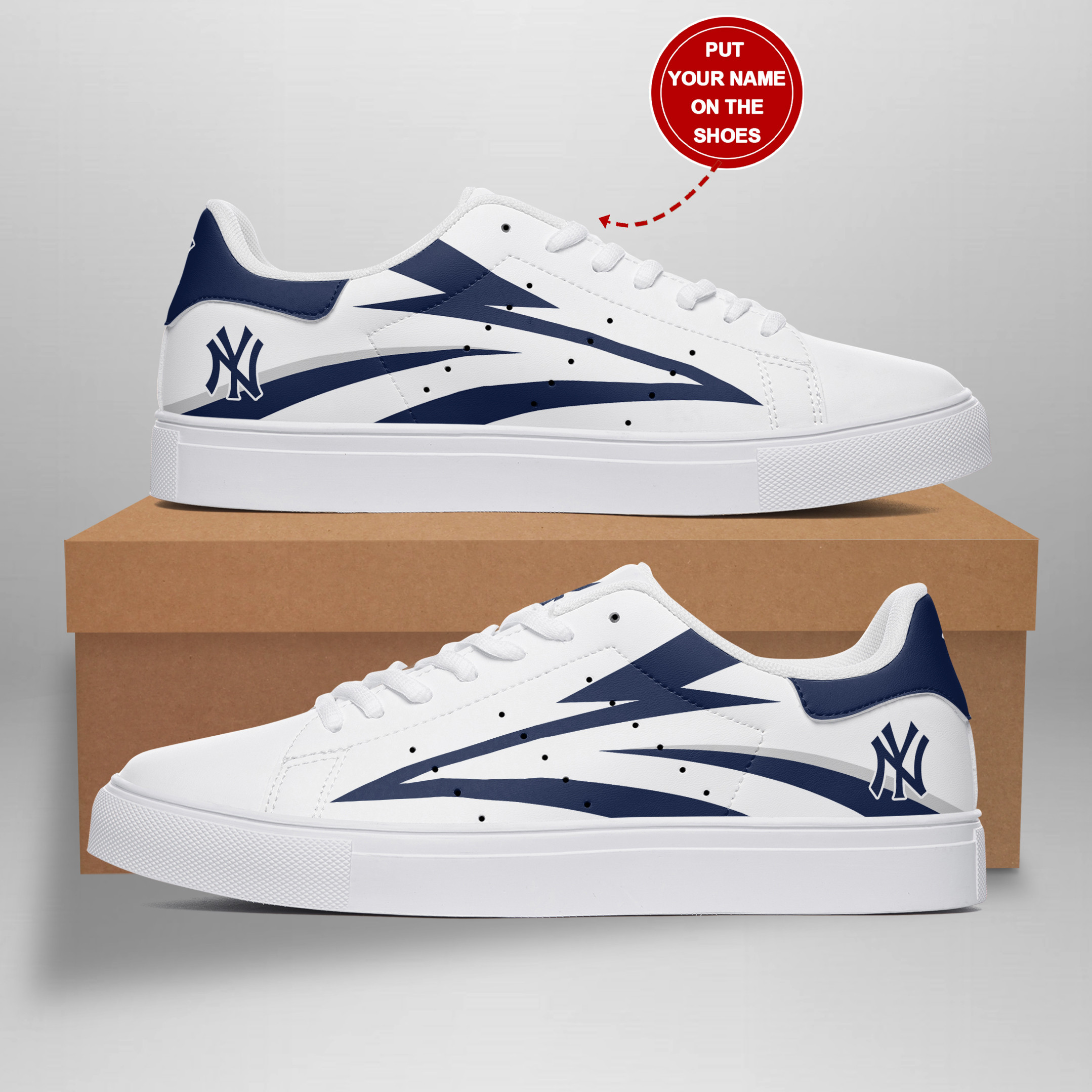 JWFancy New York Yankees Skate Stan Shoes Sneakes For Men And Women