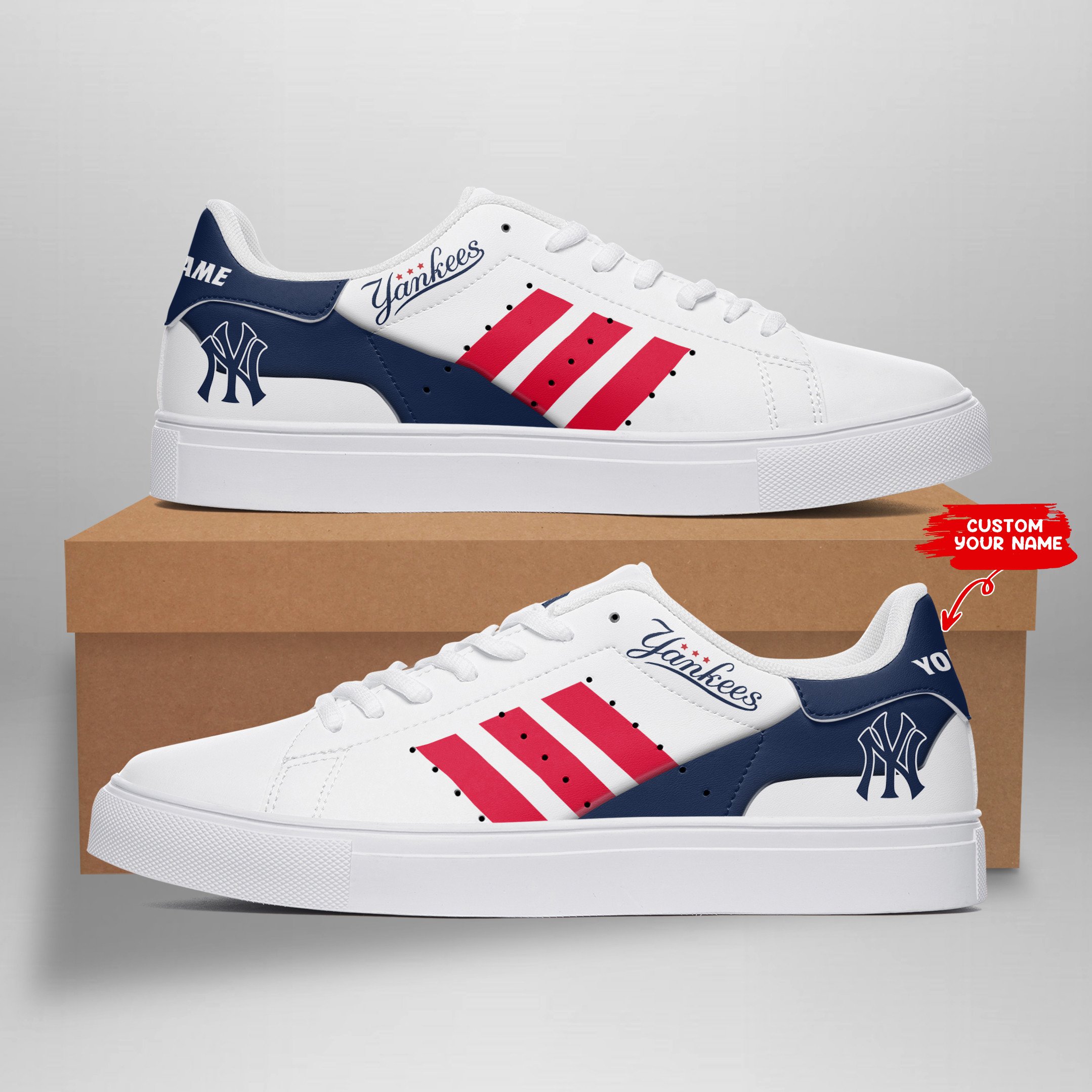 JWFancy New York Yankees Skate Stan Shoes Sneakes For Men And Women