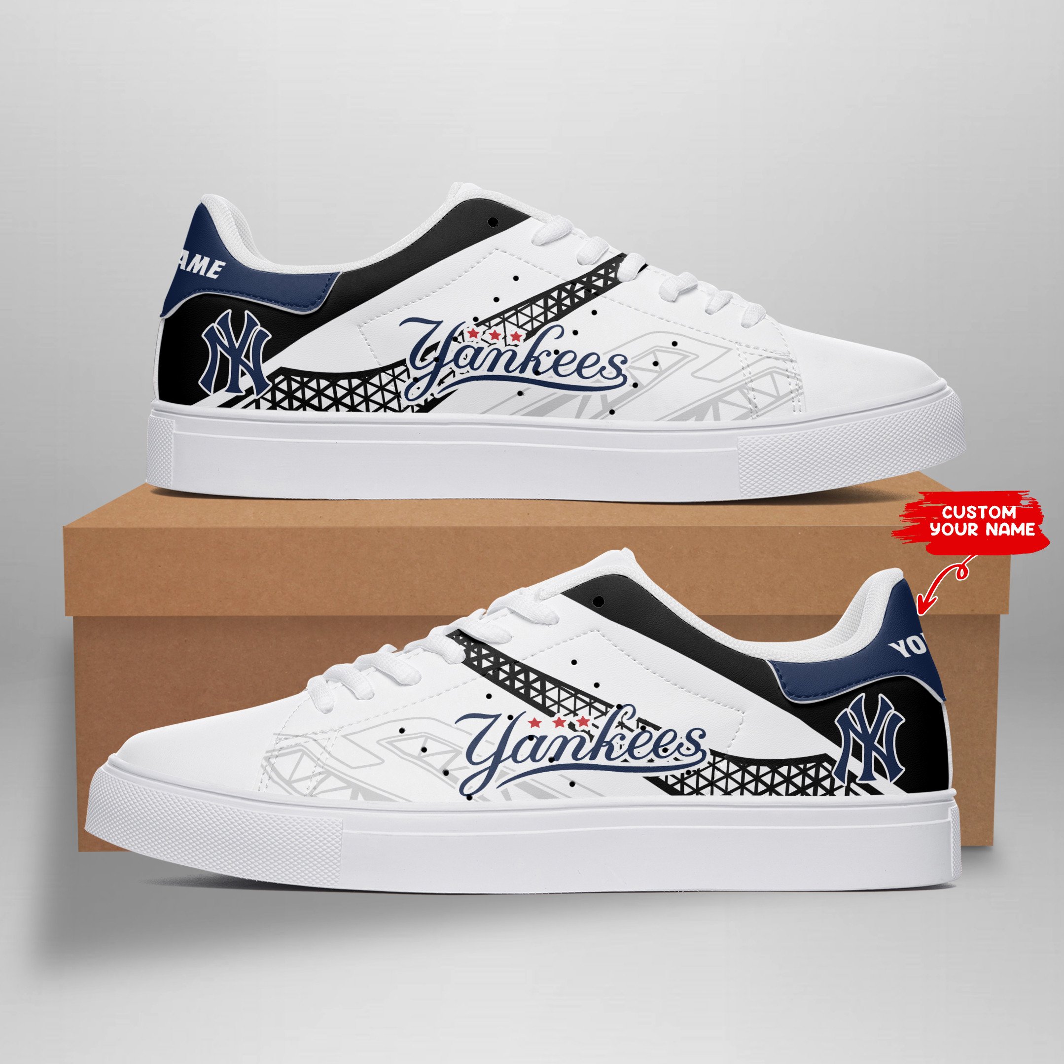JWFancy New York Yankees Skate Stan Shoes Sneakes For Men And Women