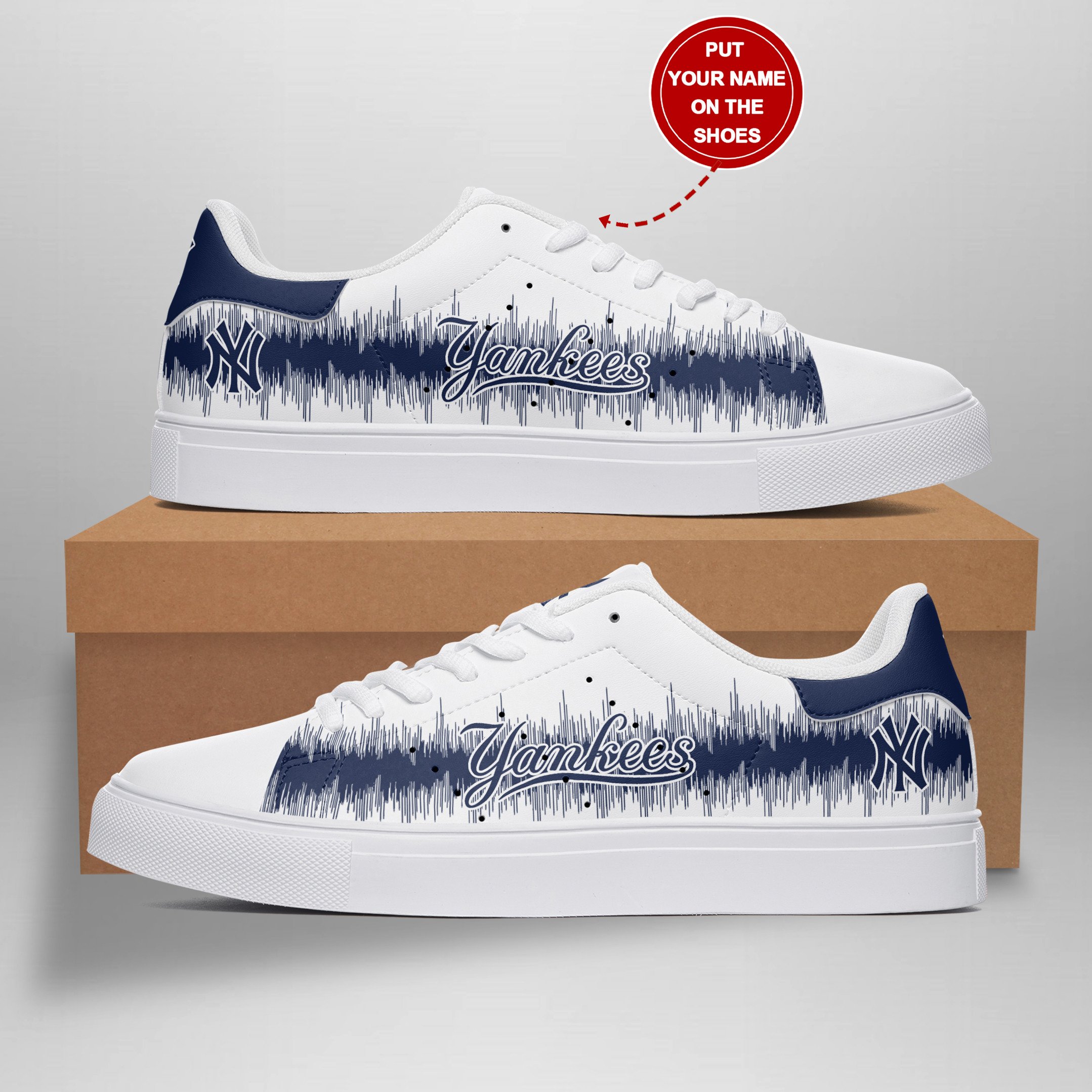 JWFancy New York Yankees Skate Stan Shoes Sneakes For Men And Women