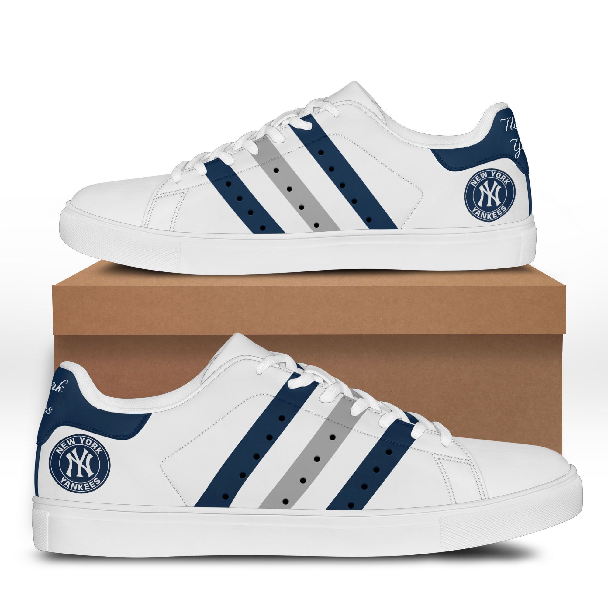 JWFancy New York Yankees Skate Stan Shoes Sneakes For Men And Women