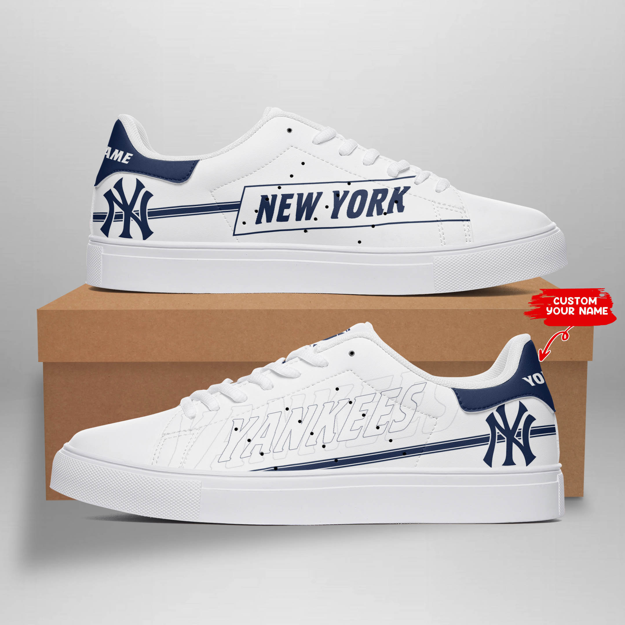 JWFancy New York Yankees Skate Stan Shoes Sneakes For Men And Women