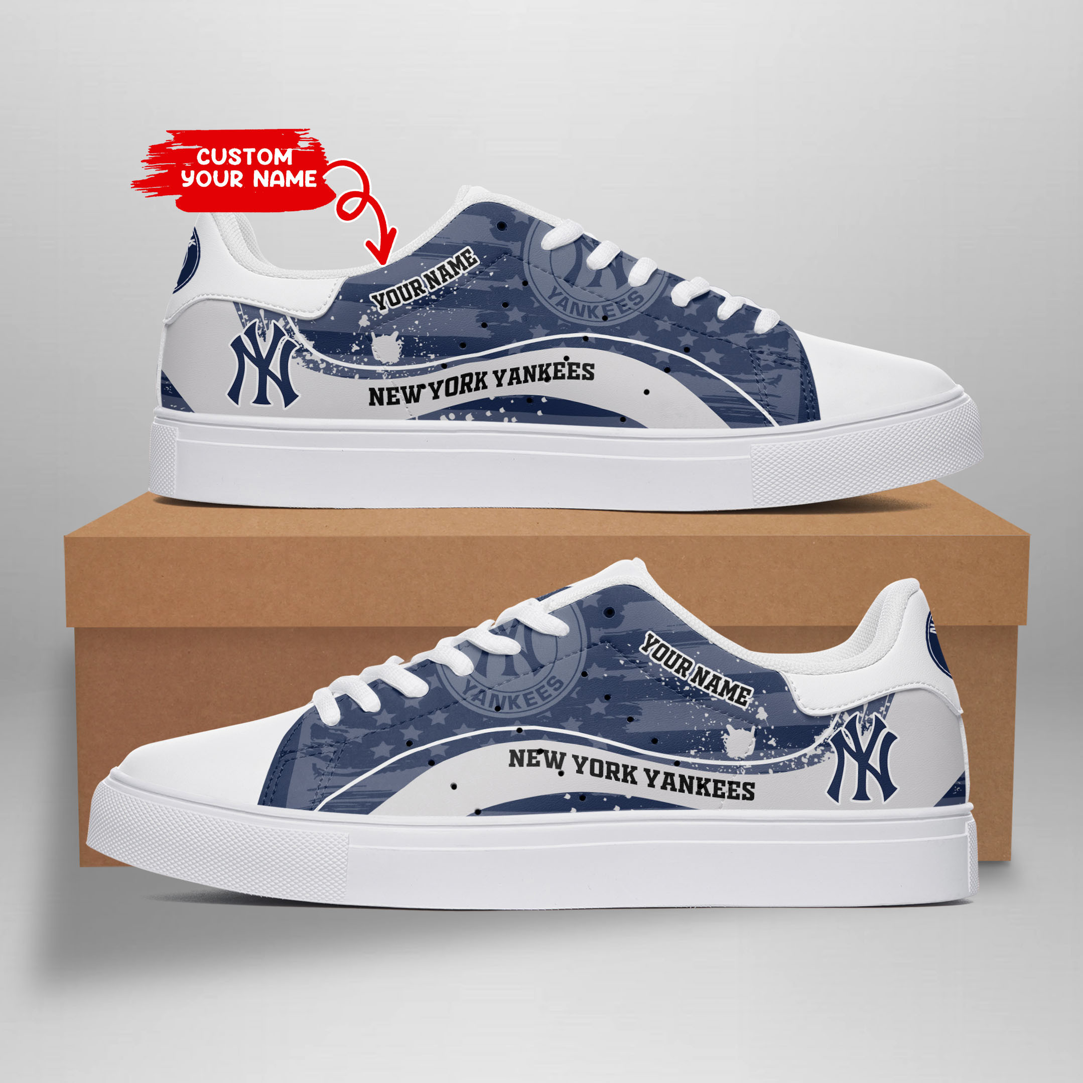 JWFancy New York Yankees Skate Stan Shoes Sneakes For Men And Women