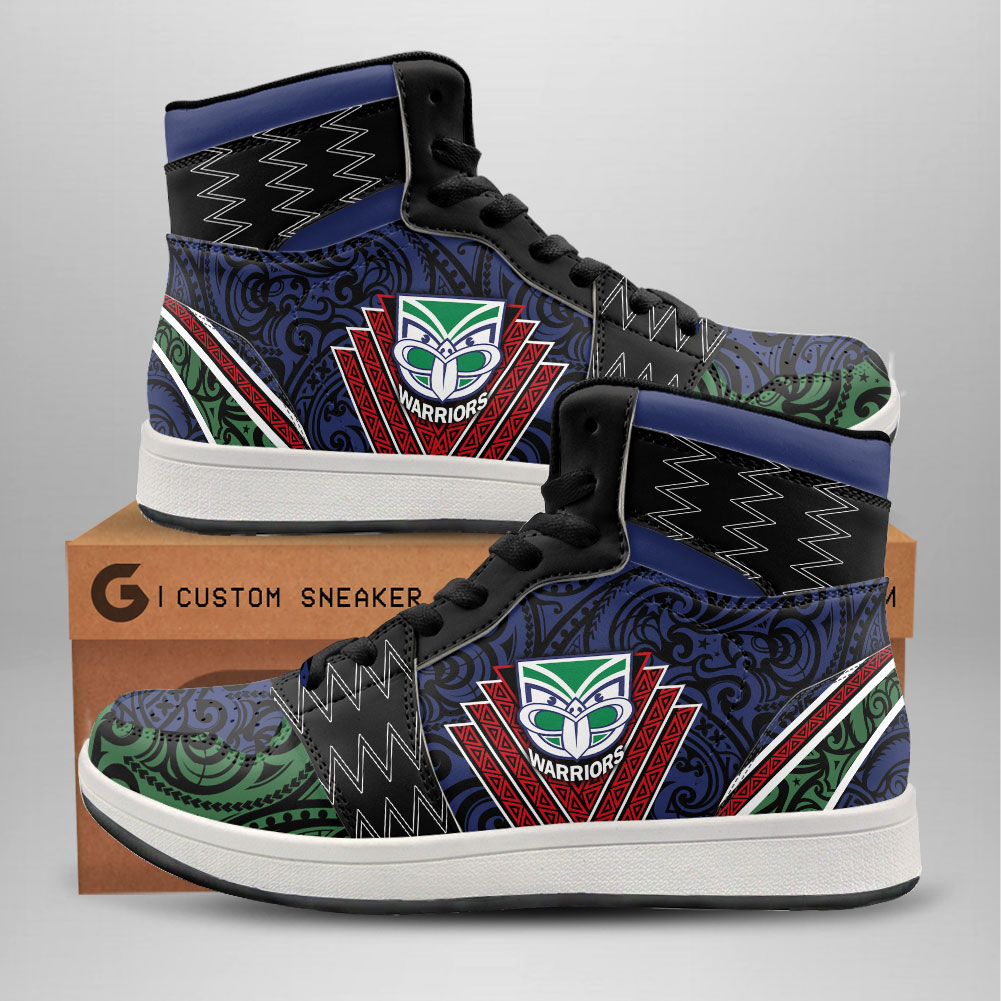 JWFancy New Zealand Warriors AJ1 High Sneakers Shoes For Men And Women