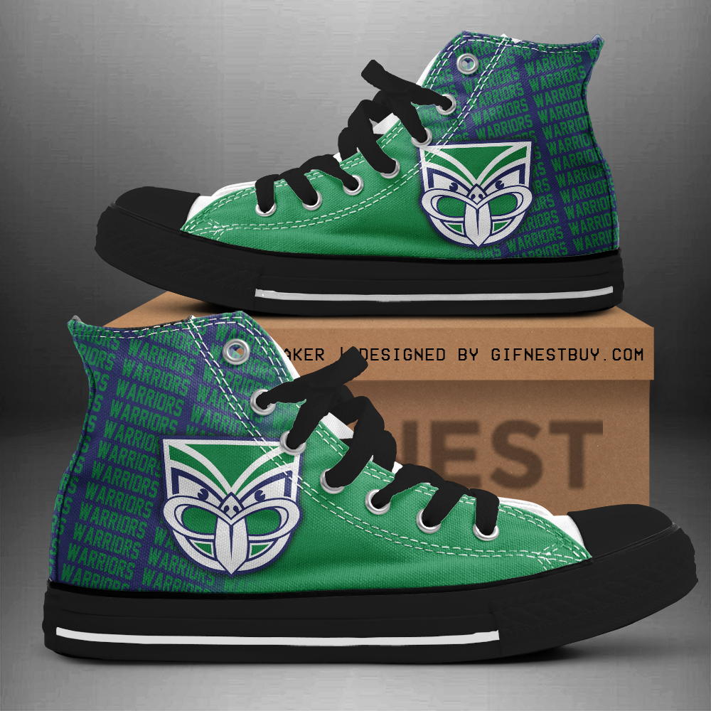 JWFancy New Zealand Warriors High Top Canvas Sneakers Shoes For Men And Women
