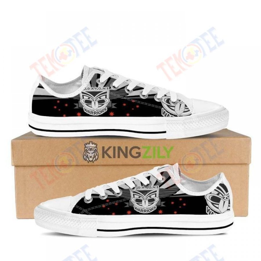JWFancy New Zealand Warriors Low Top Canvas Sneakers Shoes For Men And Women