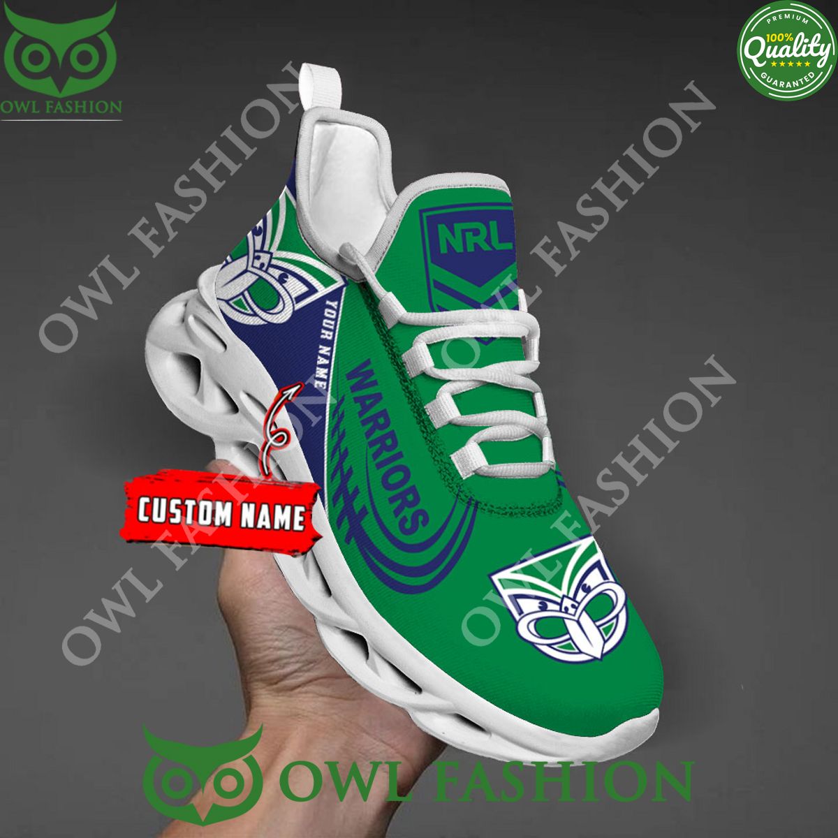 JWFancy New Zealand Warriors Max Soul Shoes Sneakers For Men And Women