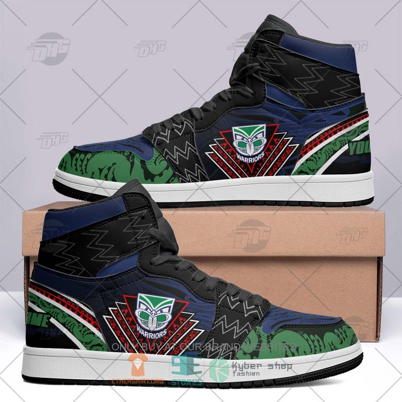 JWFancy New Zealand Warriors NRL AJ1 High Sneakers Shoes For Men And Women