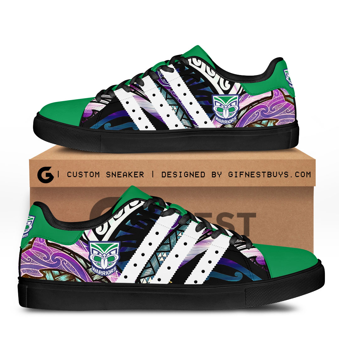 JWFancy New Zealand Warriors Skate Stan Shoes Sneakes For Men And Women