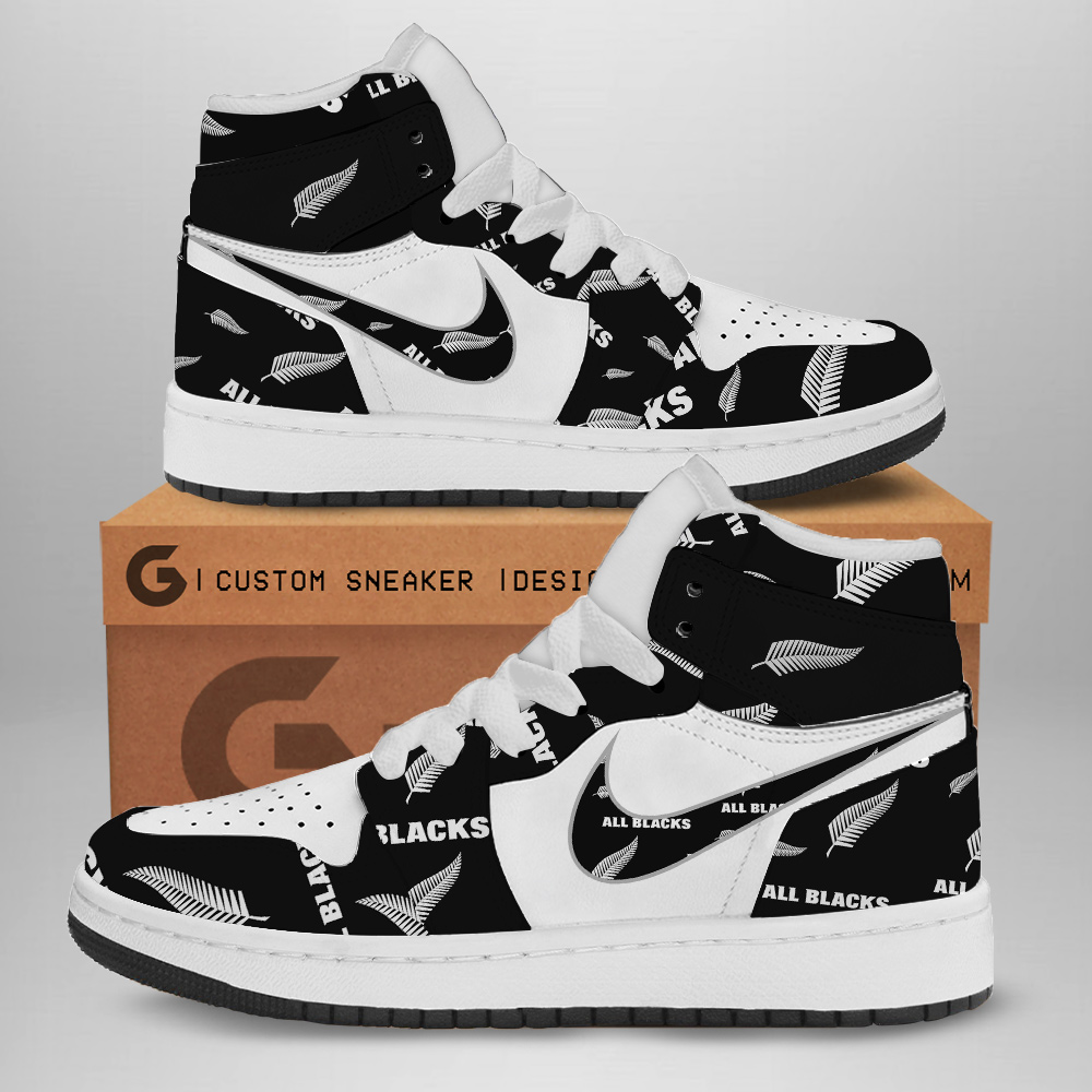 JWFancy New Zealand x Rugby World Cup AJ1 High Sneakers Shoes For Men And Women
