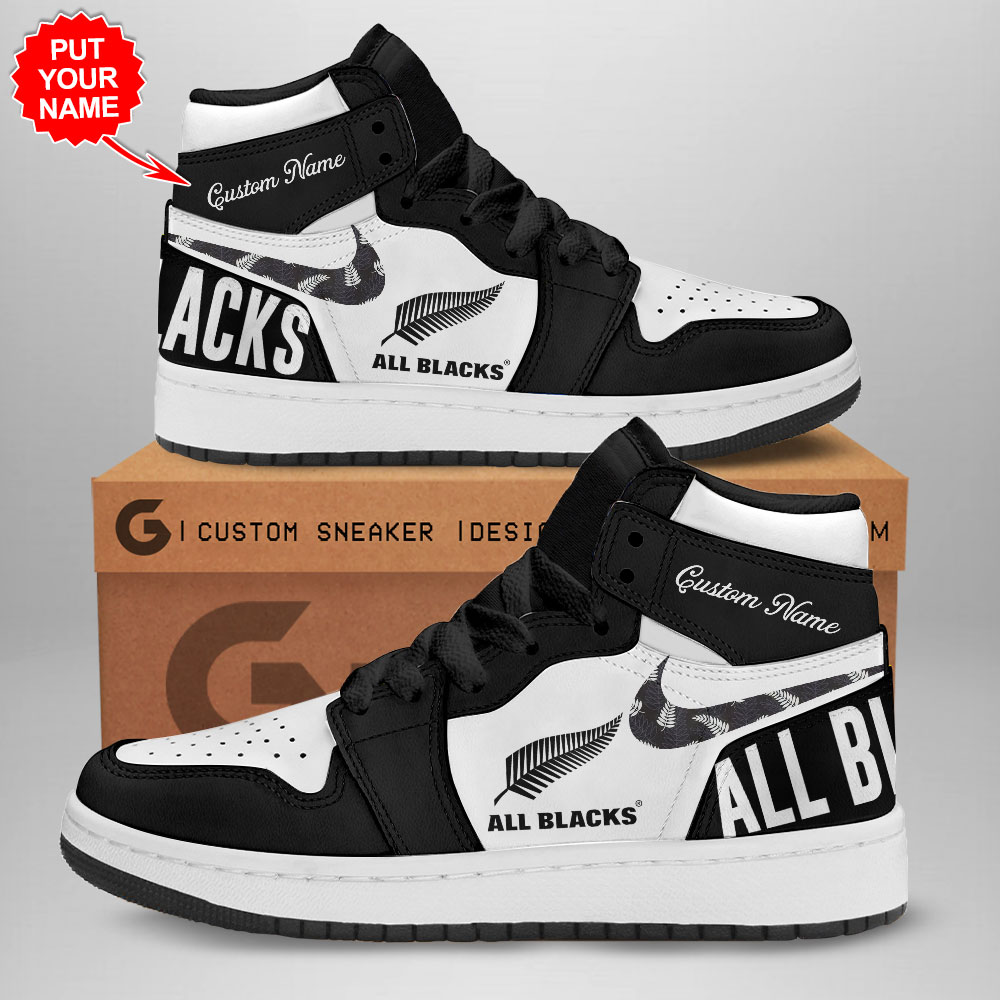 JWFancy New Zealand x Rugby World Cup AJ1 High Sneakers Shoes For Men And Women