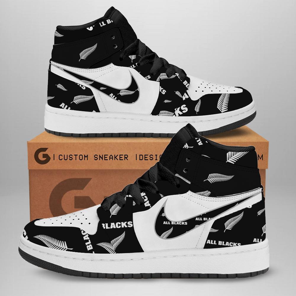 JWFancy New Zealand x Rugby World Cup AJ1 High Sneakers Shoes For Men And Women