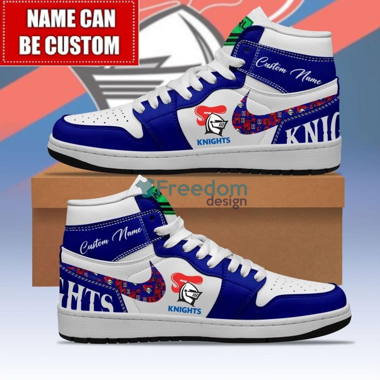 JWFancy Newcastle Knights AJ1 High Sneakers Shoes For Men And Women