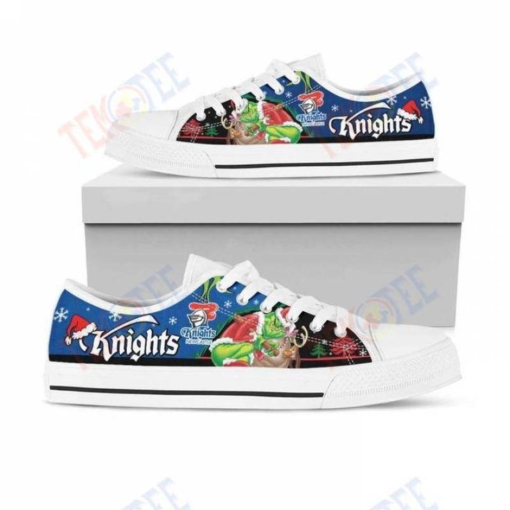 JWFancy Newcastle Knights Low Top Canvas Sneakers Shoes For Men And Women